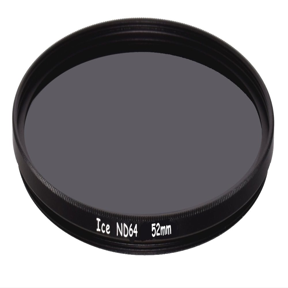ICE Slim ND64 Filter Neutral Density ND 6 Stop Optical Glass (52mm)