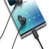 Bhvrtls 2025 New Earbuds Stereo Headphones for Samsung Galaxy Z Fold6 S24 S23 S22 S21 S20, Note 10, 10+ - Designed with Microphone and Volume Remote Type-C Connector-Black view 2
