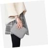 QUMIIRITY External Hard Drive Enclosure Case USB Cable Organizer Portable Hard Travel Case for Disk Drive Grey view 2
