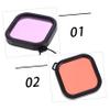 PHENOFICE 3pcs Underwater Lens Filter for High Transparency Diving Filters with Protective Housing Camera Accessories view 4