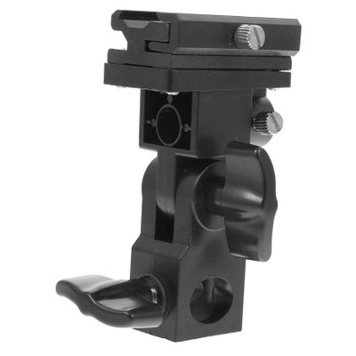 BELLIFFY Adjustable Flash Light Stand Adapter Umbrella Swivel Holder Compatible Various Flash Types Secure Mounting for Studio Photography and Outdoor Use