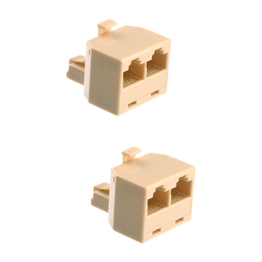 ARTIBETTER 2pcs Share High Speed Cable Ethernet Ports Coupler Male to Female Ethernet Cable Extender
