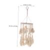 ANDRESLAD Cotton Rope Woven Lampshade Bohemian Style Pendant Light Cover Home Decor Lamp Accessory view 2