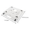 HOMOCONO Folding Computer Stand Portable Laptop Riser Heat Dissipation Adjustable Bracket view 2