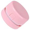 CONGARTENO Portable Handheld Vacuum Cleaner Compact Desk Cleaner for Efficiently Removes Dust Crumbs and Lint Lightweight Mini Vacuum for Keyboard and Car Use Pink view 1