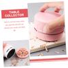 CONGARTENO Portable Handheld Vacuum Cleaner Compact Desk Cleaner for Efficiently Removes Dust Crumbs and Lint Lightweight Mini Vacuum for Keyboard and Car Use Pink view 3