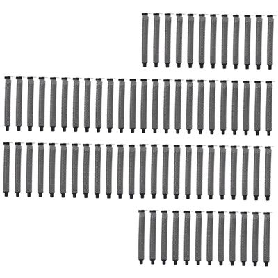 KICHOUSE 60pcs Pci Slot Cover Mesh Vent Chassis Bits Block Cooling Fan Plate Case Blanking Plate