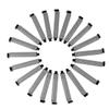 KICHOUSE 60pcs Pci Slot Cover Mesh Vent Chassis Bits Block Cooling Fan Plate Case Blanking Plate view 2