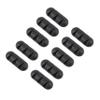 BELLIFFY 10pcs Desktop Cable Holder TPR Self-Adhesive Slot Cord Organizer for Cable Management for USB Power Cords and Headphones Easy to Install and Use view 1