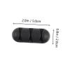 BELLIFFY 10pcs Desktop Cable Holder TPR Self-Adhesive Slot Cord Organizer for Cable Management for USB Power Cords and Headphones Easy to Install and Use view 2