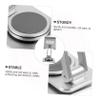 HOMSFOU Folding Desk Phone Holder Aluminum Alloy Phone Stand for Desk Rotation Tablet Mount view 4