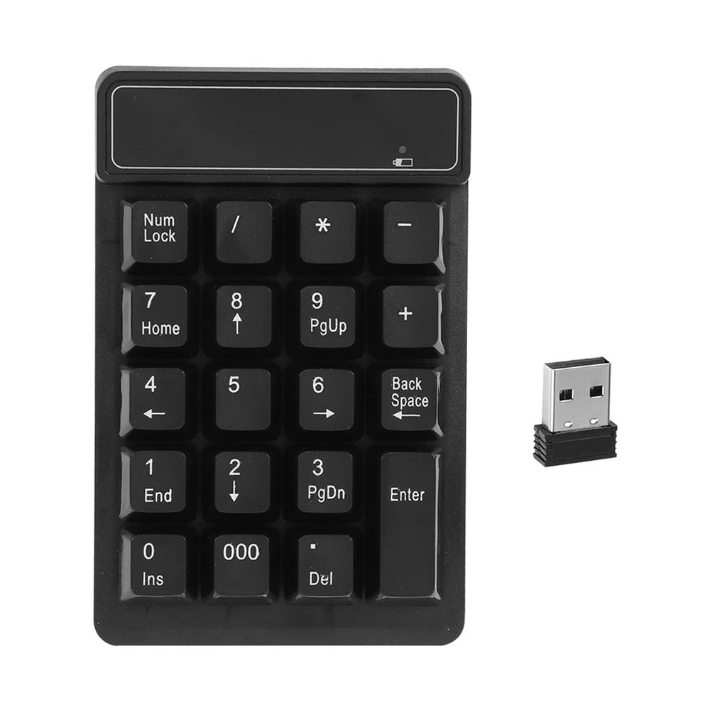 evhooe Digital 19 Suspension Keys Comfortable Typing Numeric Keypad for Touch Typing