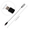 HOMSFOU 2pcs Portable USB Laptop Light Mini Flexible Reading Lamp for Home Office Travel Brightness for Keyboard and Monitor Lighting Compact Design for Easy Use view 4