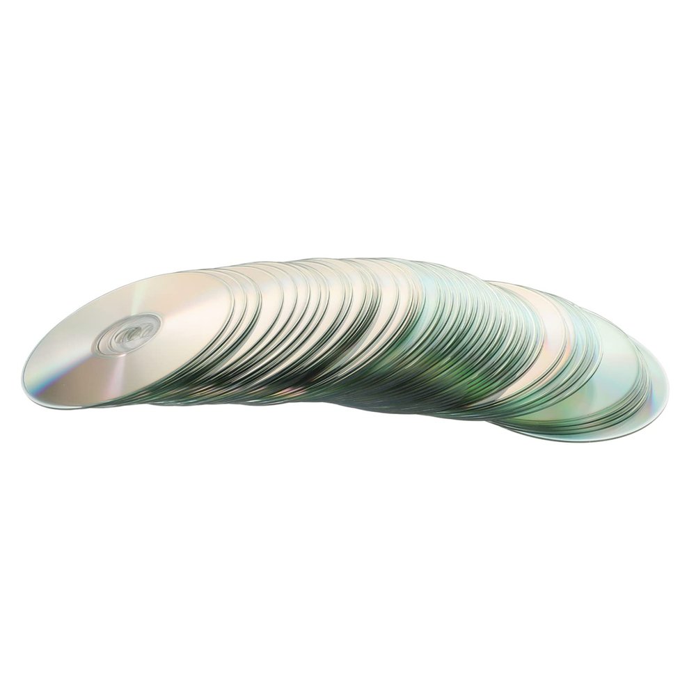HOMOCONO 50pcs DIY Cd Discs Decorative Discs Handmade Cd Adornments Preschool Art Supplies