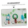HOMOCONO 50pcs DIY Cd Discs Decorative Discs Handmade Cd Adornments Preschool Art Supplies view 3