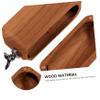 ARTIBETTER 1pc Wooden Earphone Storage Case Compatible Cherry Wood Cover Drop Skid Portable for Easy Carrying view 4