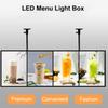 TIST Ultra Slim Snap Frame LED Light Box, Illuminated Poster Display Screen, LED Backlit Menu Board, LED Advertising Light Boxes for Restaurant(4PCS 70x50cm (28x20inches)) view 2