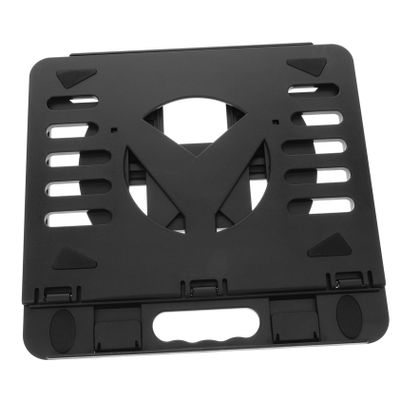 HOMSFOU Foldable Laptop Stand Adjustable Height Plastic Support for Home Office Use Multi-Purpose Bracket for Laptop Tablet Book Portable Easy to Store