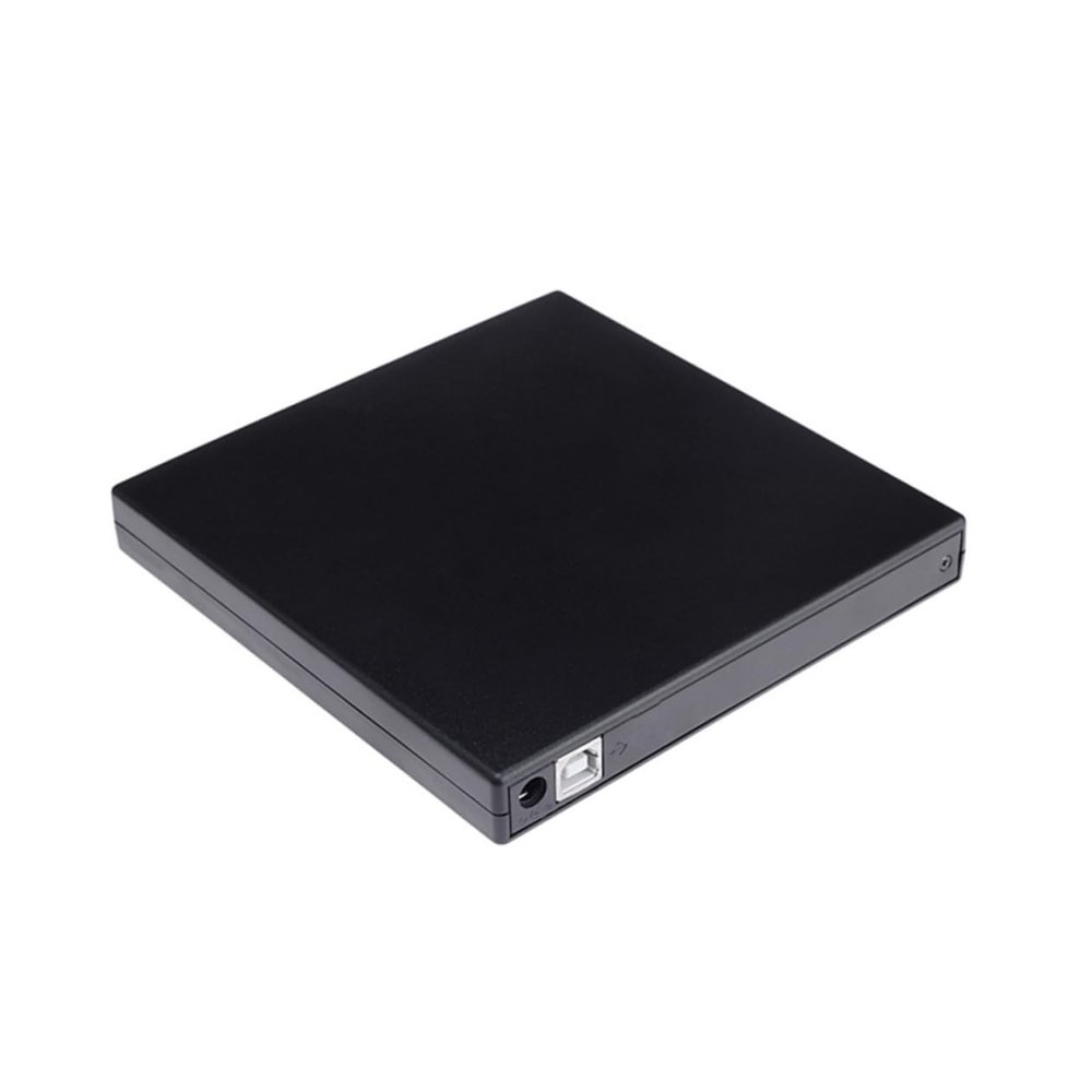 QUMIIRITY USB External Cd DVD Burner Drive Portable DVD Cd Reader Rewriter for Laptop and Desktop Computers Compatible with Windows Compact Design for Easy Carrying Black