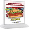 TIST A4 Desktop LED Advertising Light Box, Dual-Sided Advertising Display Frame, Rechargeable LED Menu Board Display Tabletop Standing for Bar view 1