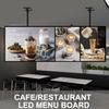 TIST Ultra Slim Snap Frame LED Light Box, Illuminated Poster Display Screen, LED Backlit Menu Board, LED Advertising Light Boxes for Restaurant(4PCS 80x60cm (32x24inches)) view 3