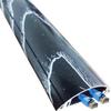 TIST Floor Wire Hiding Strips, White Black Gold Silver Wire Protectors/Cable Runners Metal Computer Wire Management Adhesive Cable Hider(Black,27.8mm) view 1