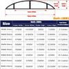 TIST Floor Wire Hiding Strips, White Black Gold Silver Wire Protectors/Cable Runners Metal Computer Wire Management Adhesive Cable Hider(Black,27.8mm) view 3