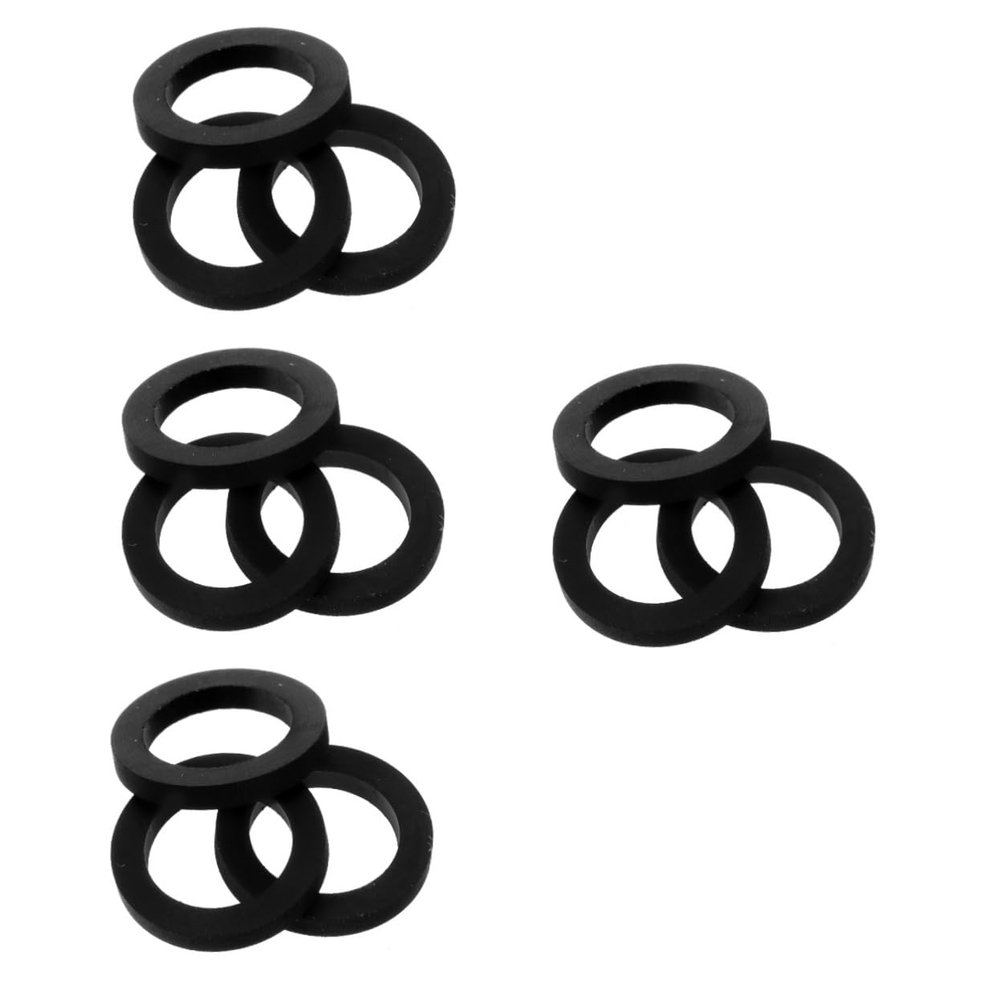 GAROZATION 12pcs High Strength Cassette Player Drive Belts Rubber Belt Replacement for Tape Recorder Record Player Accessory