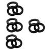 GAROZATION 12pcs High Strength Cassette Player Drive Belts Rubber Belt Replacement for Tape Recorder Record Player Accessory view 1