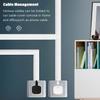 Cable Hiding Wall Cover, Durable Cable Trough/Wire Management/Wire Organiser Wire Forming Strip Self-Adhesive Floor Wire Hider D-Shape(E,Width65mm) view 2
