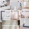 Floor Cable Cover Self-Adhesive Cable Hider White Black Grey Cable Management Kit/Groove for TV and PC Under Home Office Desk(D,1m) view 2
