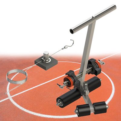 GESAIDES Basketball Court Line Striping Machine, Court Line Tape Machine, Striping Line Marking Machine, Tape Applicator Line Striper