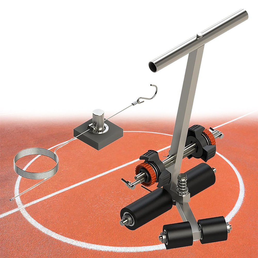 GESAIDES Basketball Court Line Striping Machine, Court Line Tape Machine, Striping Line Marking Machine, Tape Applicator Line Striper