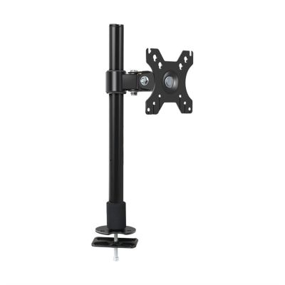 Single/Dual/Triple Monitor Stand Single Monitor Desk Mount for 14-27 Inch Monitor, up to 15.4 lbs, Height Adjustable Monitor Arm Mount with Grommet Base, VESA 7575mm/100100mm Monitor Mount Arm(60cm)