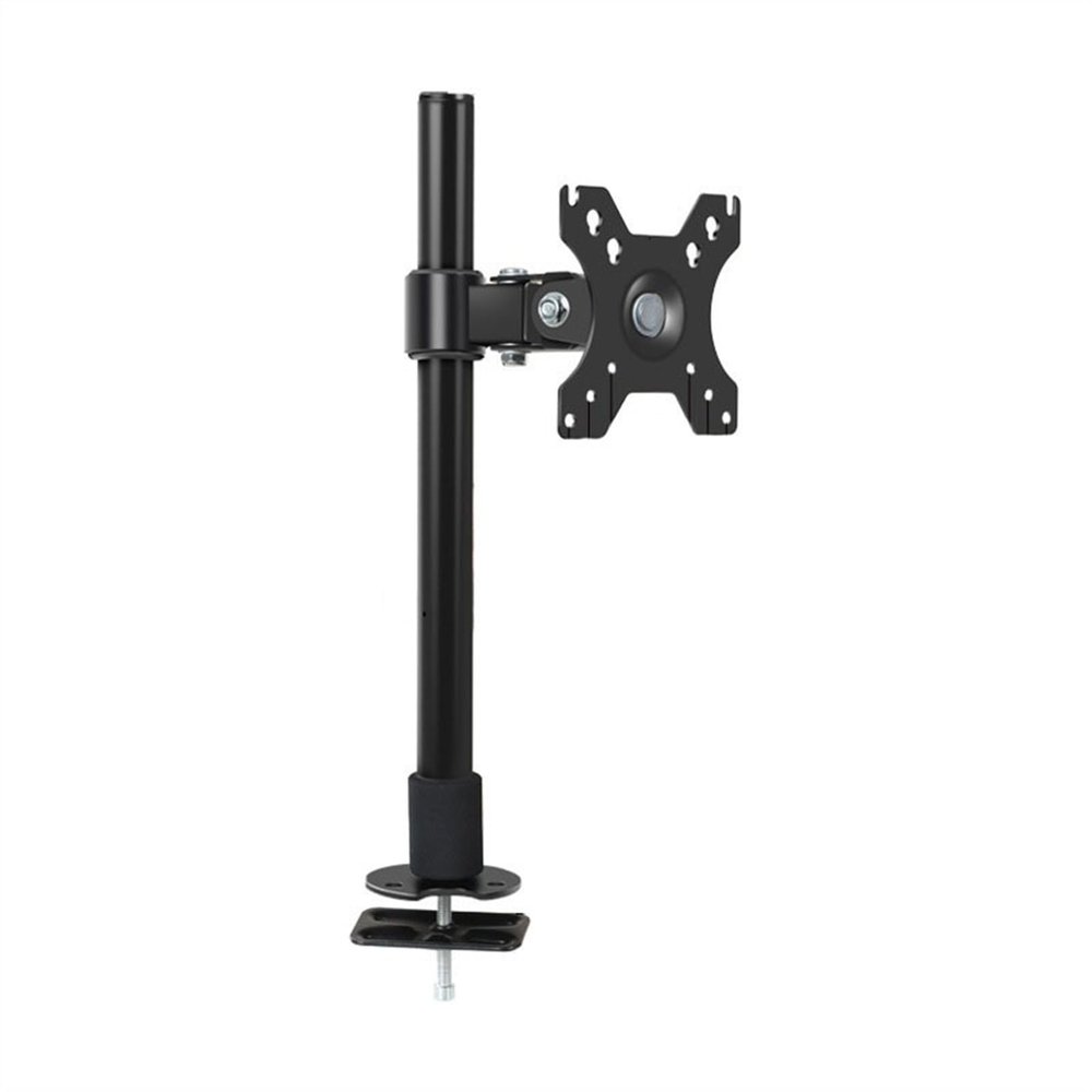 Single/Dual/Triple Monitor Stand Single Monitor Desk Mount for 14-27 Inch Monitor, up to 15.4 lbs, Height Adjustable Monitor Arm Mount with Grommet Base, VESA 7575mm/100100mm Monitor Mount Arm(60cm)