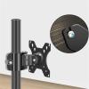 Single/Dual/Triple Monitor Stand Single Monitor Desk Mount for 14-27 Inch Monitor, up to 15.4 lbs, Height Adjustable Monitor Arm Mount with Grommet Base, VESA 7575mm/100100mm Monitor Mount Arm(60cm) view 4