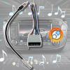 Car Radio Wiring Harness w/Antenna Adapter Connector Replacement for 70-6502 Fit for Dodge Ram 2002-2007 for Jeep 2003-2007 for Chrysler 2000-07 Aftermarket Install Stereo Cable Antenna Connector Plug view 2
