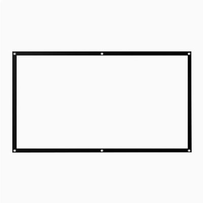 LARAKVEAKV Projector Screen Portable 16:10 4K Lightweight Carry Projection Screen Foldable Wrinkle-Free Durable Outdoor Screen Projector for Backyard Partying(84 inch 16:10)