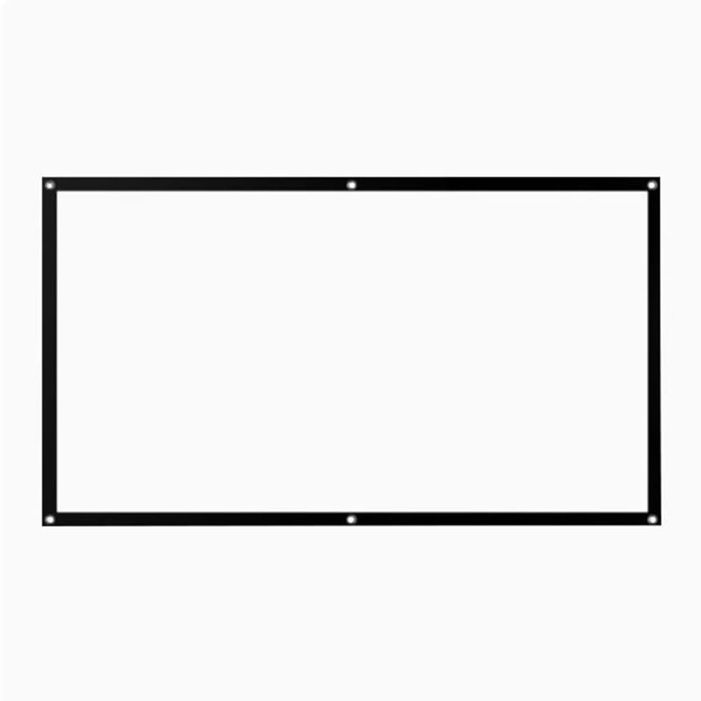 LARAKVEAKV Projector Screen Portable 16:10 4K Lightweight Carry Projection Screen Foldable Wrinkle-Free Durable Outdoor Screen Projector for Backyard Partying(84 inch 16:10)