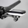equlup Bikes Computer Mount, Metal Bikes Computer Mount GPS Bracket Holder Bikes Computer Mount Adapter Base Bikes Exterior Mount Base for Bikes Stem (Black) view 4