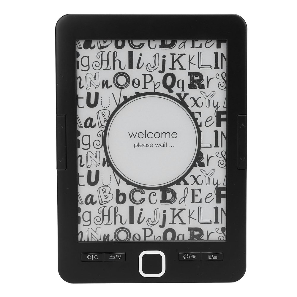 E Book Reader 6, Eye Friendly E Reader HD Touch Screen Technology, Built in 8GB ROM, Text Annotating, Multiple Supported File Formats