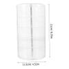 CIYODO Rotary Jewelry Organizer Box Cable Organizer Lid Plastic Jewelry Storage Box view 2