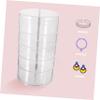 CIYODO Rotary Jewelry Organizer Box Cable Organizer Lid Plastic Jewelry Storage Box view 3