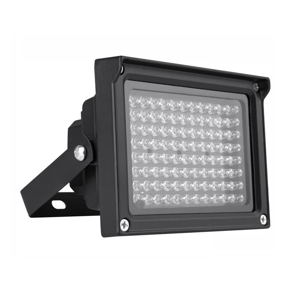 Ailgely 96 LEDs IR Array, Infrared Lamps Night Outdoor Waterproof, 850nm, IP65, for CCTV Security Camera (Black)