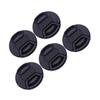 QUMIIRITY 5pcs Center Pinch Plastic Lens Cap for Front Lens Cover -loss Leash Protects against and Scratches view 1