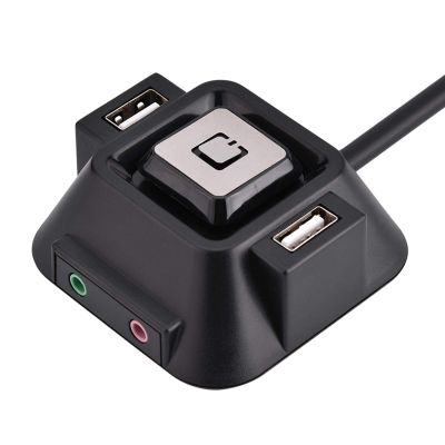 Pc Accessories, Desktop PC case Switch Pc Power Power Pc With USB Ports Power Reset Audio Microphone Port for Internet Cafes Families Company