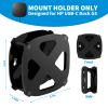 CaSZLUTION Wall and Under Desk Mount for HP USB-C Dock G5, Acrylic Docking Station Mounting Holder Compatible with HP USB-C Dock G5, for HP USB-C/A Universal Dock G2 (Black Holder Only) view 2