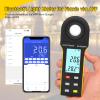 Smart Lux Meter 0.1-400,000 Lux with Bluetooth & Intelligent Meter APP, 90/270 Rotating Sensor, 0.1 Lux Resolution, Foot Candle FC Display for Grow Lights, Photography, Home Office view 2