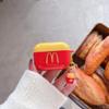 Keychain Charm Soft TPU Case Compatible with Apple AirPods 1 2 3 4 Pro Food Cool Fun Modern Special Unique Creative Bright Red Color Men Guys Boys Girls Kids (French Fries, for AirPods 4th 2024) view 3