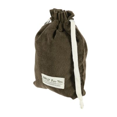 PATIKIL Soft Drawstring Lens Case, 9.84"x6.69"x0.28" Drawstring Lens Pouch, Camera Protective Handbag for Nikon DSLR Camera Lens, Brown